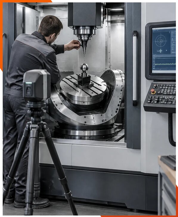 Калибровка пятиосевых станков в Сочи